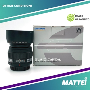 Obiettivo Olympus Zuiko Digital ED 50mm f/2.0 Macro + Adattatore MMF1 - Usato