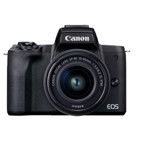 Canon EOS M50 Mark II + 15-45mm F/3.5-6.3 IS STM Black - Garanzia Ufficiale Canon Italia 2 Anni