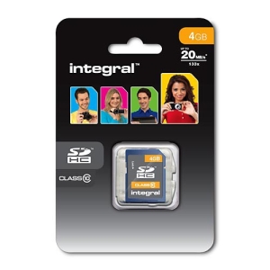 Integral SD 4GB 20MBs Classe 10