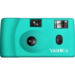 Yashica MF-1 Snapshot - Turchese - Con pellicola e batteria 