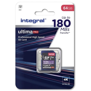 INTEGRAL SD64GB 180MB/s V30