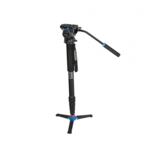 Benro A-38 Connect Monopod + Testa Video S4 + Base VT2 - Garanzia Rinowa 5 Anni