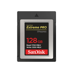 SANDISK EXTREME PRO® CF EXPRESS TYPE B 128GB 1700mBS