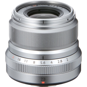 Fujifilm Fujinon XF 23mm F/2R WR - Silver - Garanzia Ufficiale Fuji Italia 