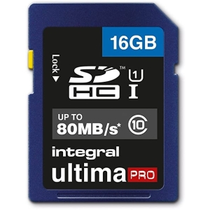 Integral SD 16GB 80MBs Classe 10
