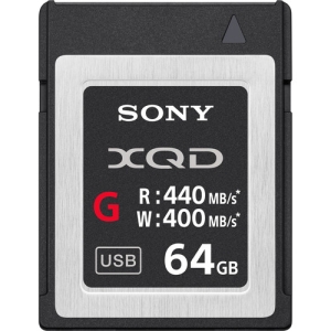 Sony XQD Serie G 64GB QDG64E-R -  Registrazione 440MB/S Scrittura 400MB/S