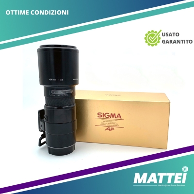 Sigma AF 400mm F/5.6 - Canon - Usato