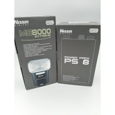 Nissin MG8000 per Nikon + Nissin Power Pack PS 8 USATO