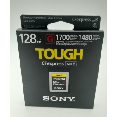 SONY CF express Type B TOUGH 128GB 1700MB/S/1480MB/S