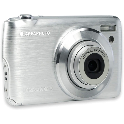 Agfa Photo Realishot DC8200 Silver + SD Card 16GB + Camera Bag