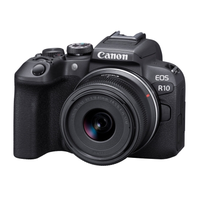 Canon R10 + RF-S 18-45mm F4.5-6.3 IS STM + EF-EOS R Adapter - Garanzia Ufficiale Canon Italia 2 Anni
