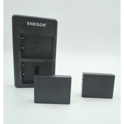 Enegon Carica Batteria + 2 Batterie NP126 per Fujifilm USATO