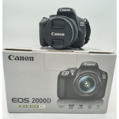 Canon EOS 2000D + EF-S 18-55mm f/3.5-5.6 III (Scatti 6.720) USATO