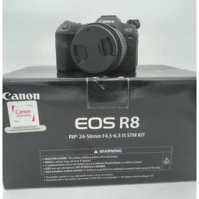 Canon EOS R8 + RF 24-50mm f/4.5-6.3 IS STM (Scatti 2.329) USATO