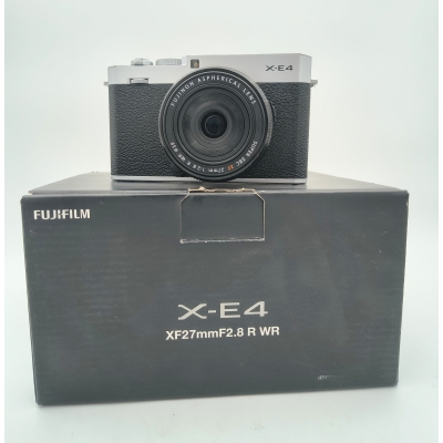 Fujifilm X-E4 Silver + XF 27mm f/2.8 R WR (Scatti 14.970) USATO
