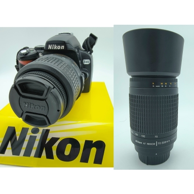 Nikon D40x + Nikkor AF-S 18-55mm f/3.5-5.6G VR (Scatti 30.952) + Nikon Nikkor AF Zoom 70-300m f/4-5.6G USATO