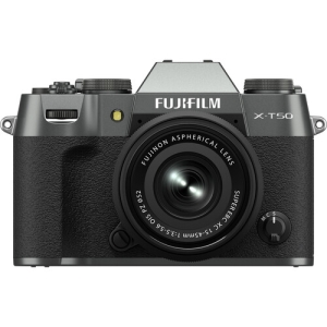 Fujifilm X-T50 Charcoal Silver + XC 15-45mm F/3.5-5.6 OIS PZ - Garanzia Ufficiale Fuji Italia