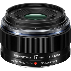 OM SYSTEM M.Zuiko Digital ED 17mm F1.8 II - Garanzia Polyphoto 5 Anni - "CASHBACK OM SYSTEM € 100,00"