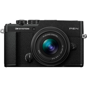 OM SYSTEM PEN + 14-42mm f/3.5-5.6 III Black - Garanzia Polyphoto 2 Anni - " PRE ORDINE"