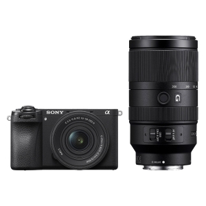 Sony A6700 + E PZ 16-50mm F/3,5-5,6 OSS + E 70-350mm F/4.5-6.3 G OSS (ILCE6700GBDI) - Garanzia Sony Italia 2+1 Anni