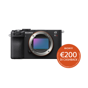 Sony A7C R - Body - Black (ILCE7CRLB) - Garanzia Sony Italia 2+1 Anni - "CASHBACK SONY € 200,00"