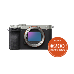 Sony A7C R - Body - Silver (ILCE7CRLS) - Garanzia Sony Italia 2+1 Anni - "CASHBACK SONY € 200,00"
