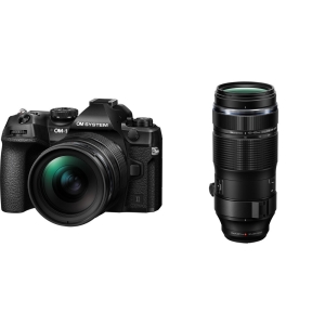 OM SYSTEM OM-1 Mark II + M Zuiko Digital ED 12‑40mm F/2.8 PRO II + M.Zuiko Digital ED 100-400 F5.0‑6.3 IS II - Garanzia Polyphoto 5 Anni - "CASHBACK OM SYSTEM € 700,00"