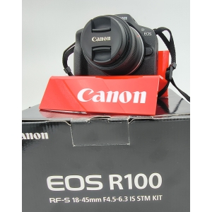 Canon EOS R100 + RF-S 18-45mm f/4.5-6.3 IS STM (Scatti 1.345) USATO "SALDI"