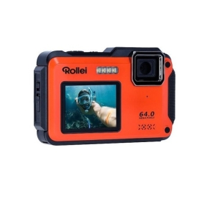 Rollei Sportsline 64 Selfe Orange - Garanzia 2 Anni