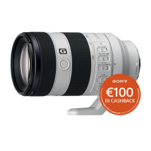 Sony SEL 70-200mm F4 Macro G OSS II FE (SEL70200G2) - Garanzia Sony Italia 2+1 Anni - "CASHBACK SONY € 100,00" + "SCONTO CASSA SONY € 200,00"