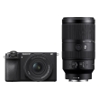 Sony A6700 + E PZ 16-50mm F/3,5-5,6 OSS + E 70-350mm F/4.5-6.3 G OSS (ILCE6700GBDI) - Garanzia Sony Italia 2+1 Anni