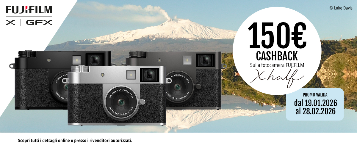 Cashback Fuji X half € 150,00
