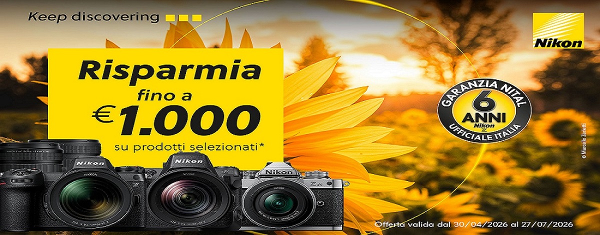 Risparmia con Nikon fino a € 1.000
