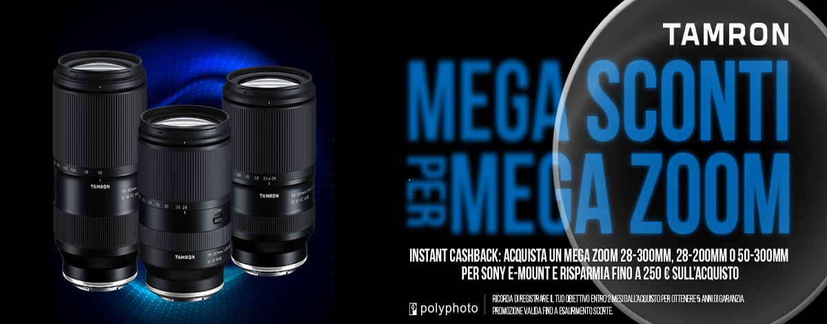 Tamron Sconto Cassa Mega Zoom