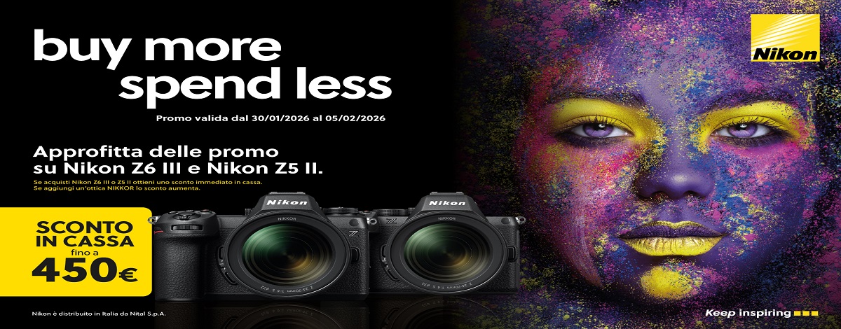 Sconto Cassa Nikon in Abbinata Fino a € 450,00