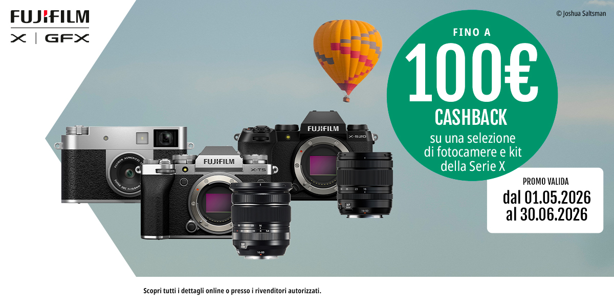 Cashback Fujifilm &euro; 100