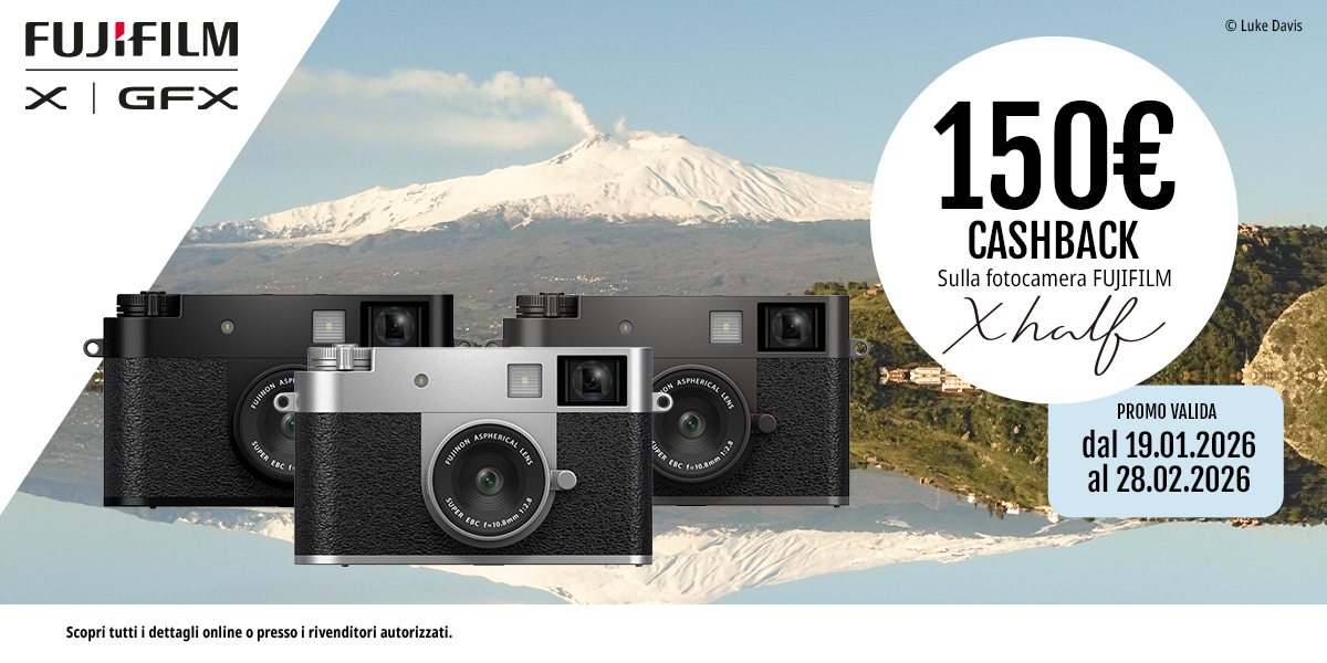 Cashback Fuji X half &euro; 150,00