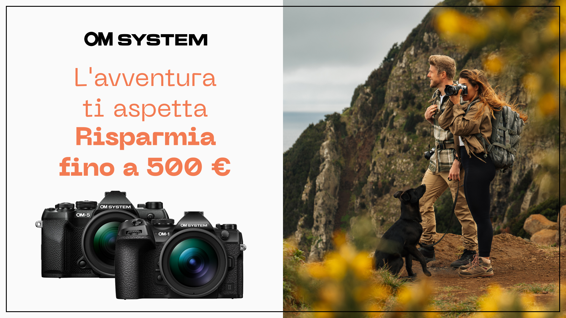 Cashback OM SYSTEM fino a &euro; 500